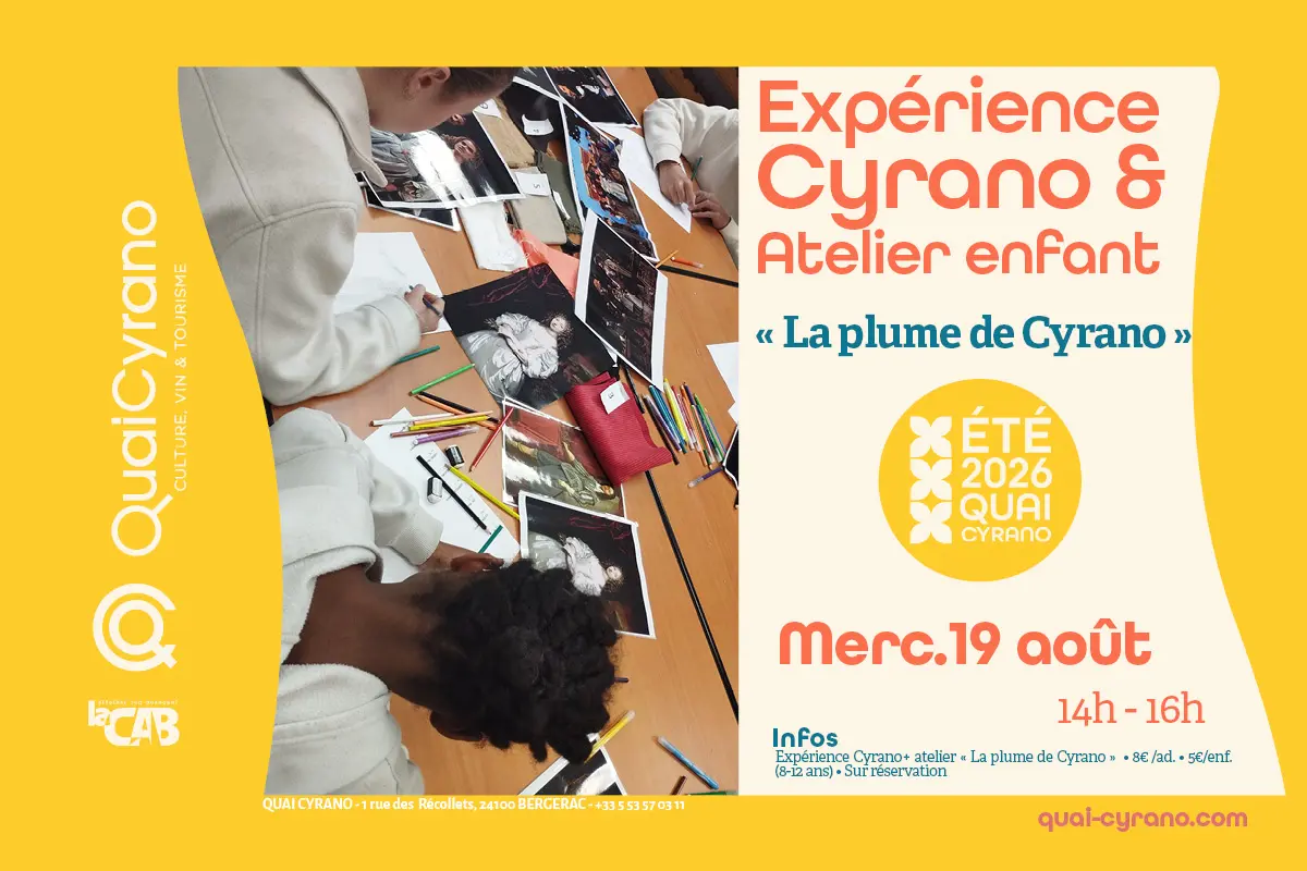 Expérience Cyrano & atelier « La plume de Cyrano » (calligraphie)