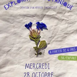 Exploration botanique, Création d'un herbier fantastique - à Niort