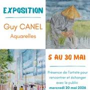 Expo aquarelles de Guy Canel