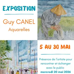 Expo aquarelles de Guy Canel