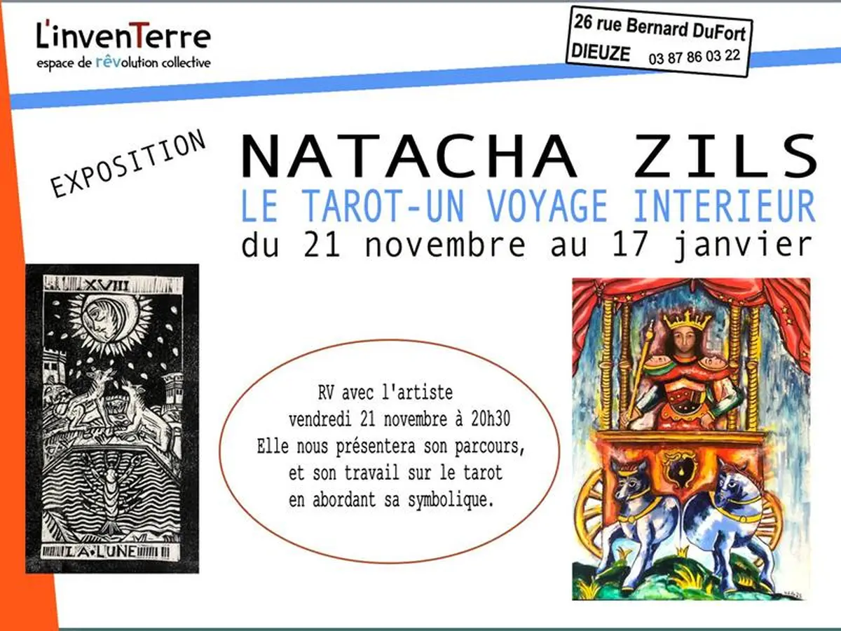 Expo-conférence Natacha Zils - Le tarot un voyage intérieur