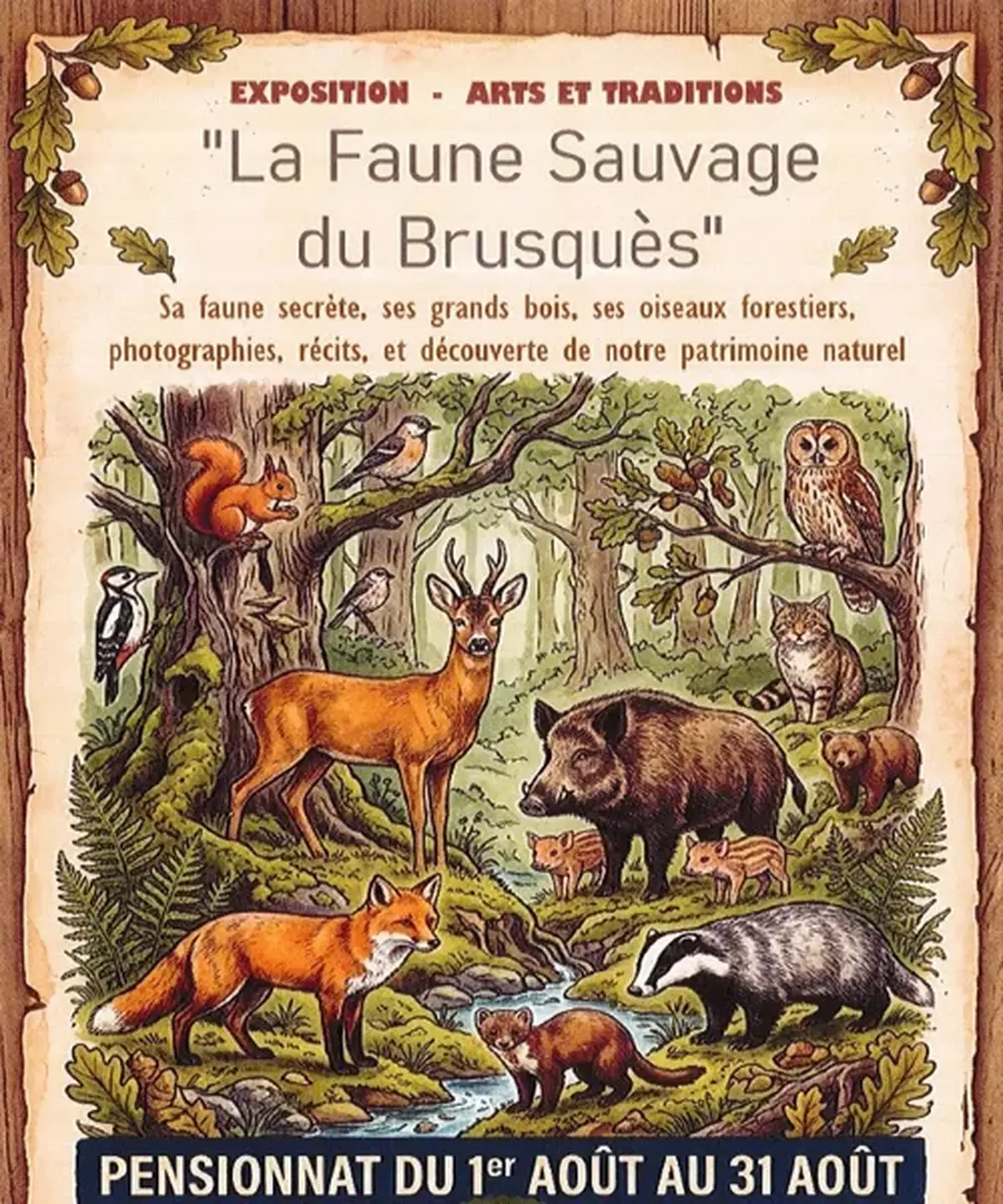 Expo La faune sauvage de Brusque