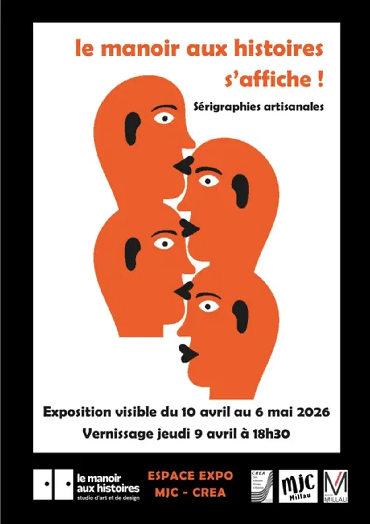 Expo  le manoir aux histoires s'affiche  -  Espace MJC / CREA