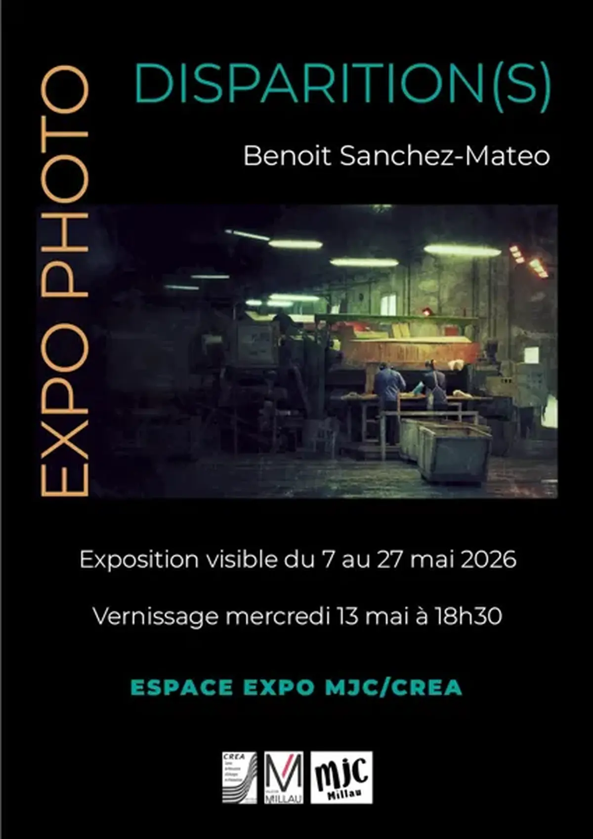 Expo photo Benoit Sanchez-Mateo  Disparition(s) -  Espace MJC / CREA