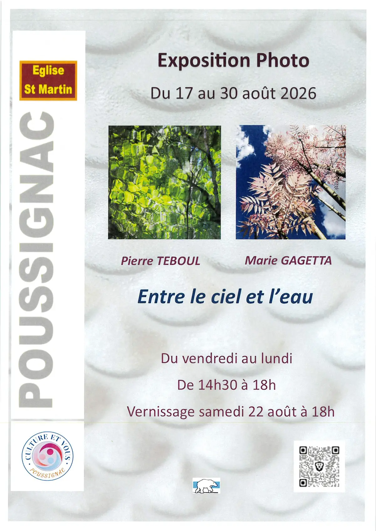 Expo photo : Entre le ciel et l'eau