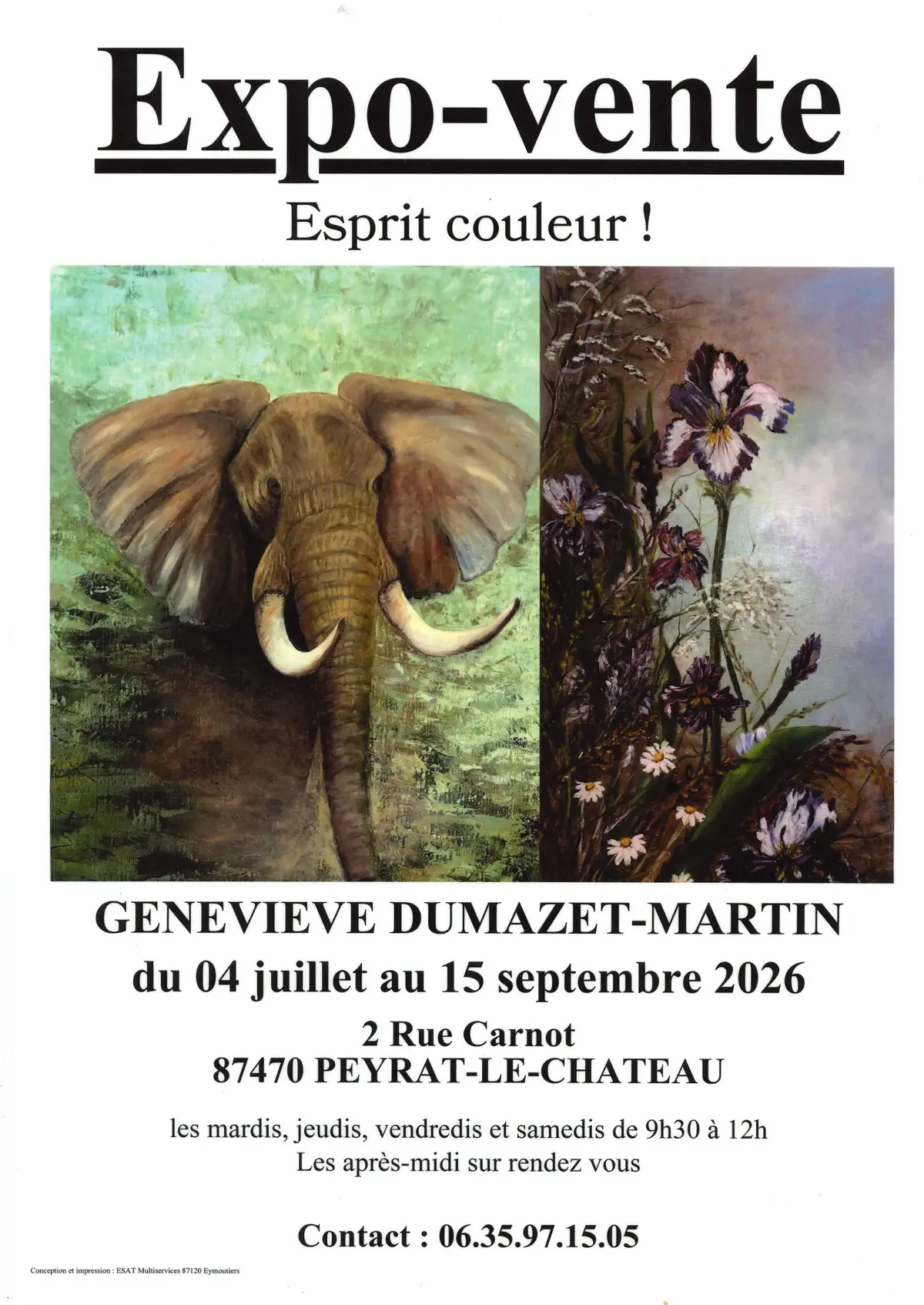Expo-vente Esprit couleur !