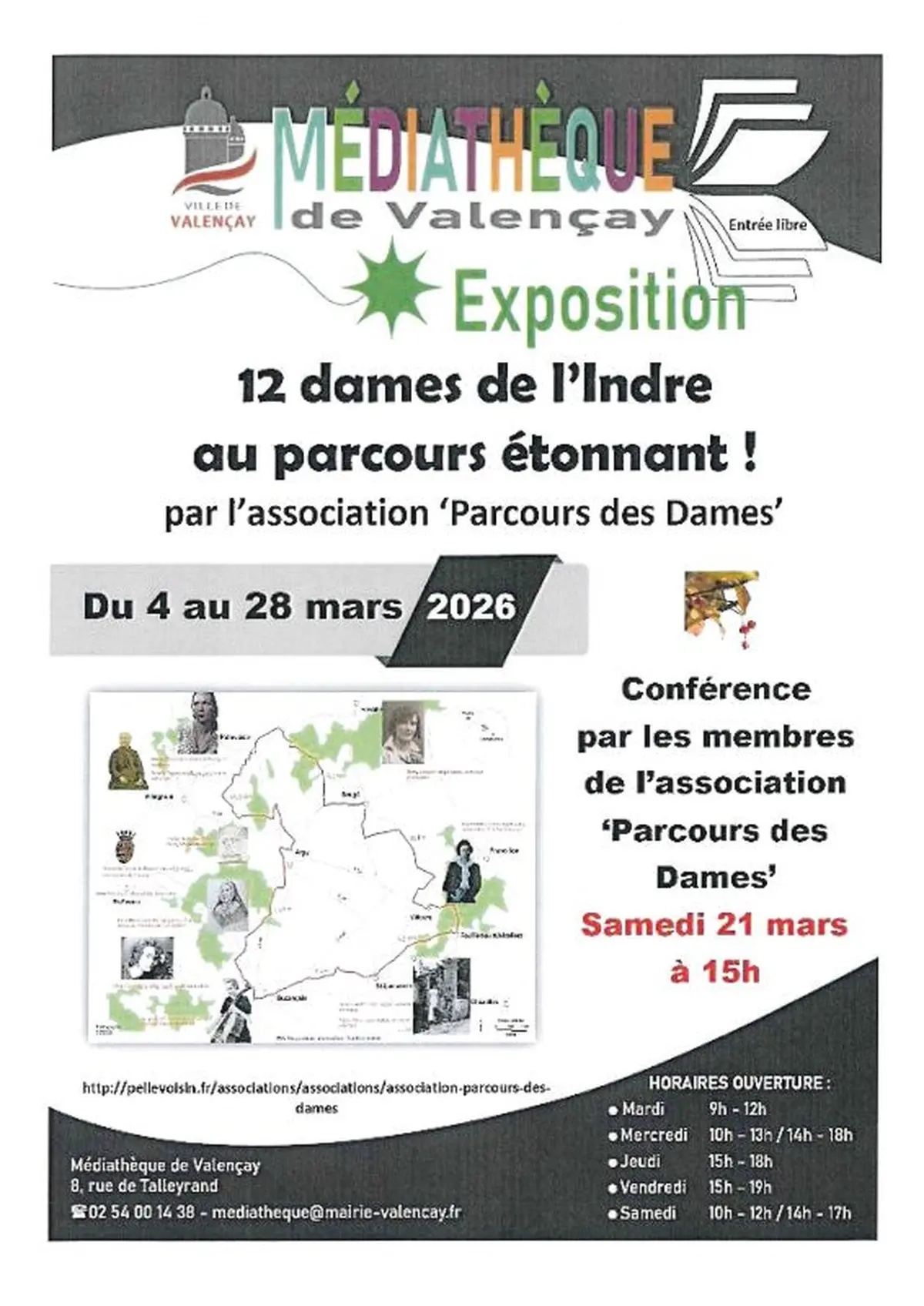 Exposition 12 dames de l'Indre au parcours étonnant !