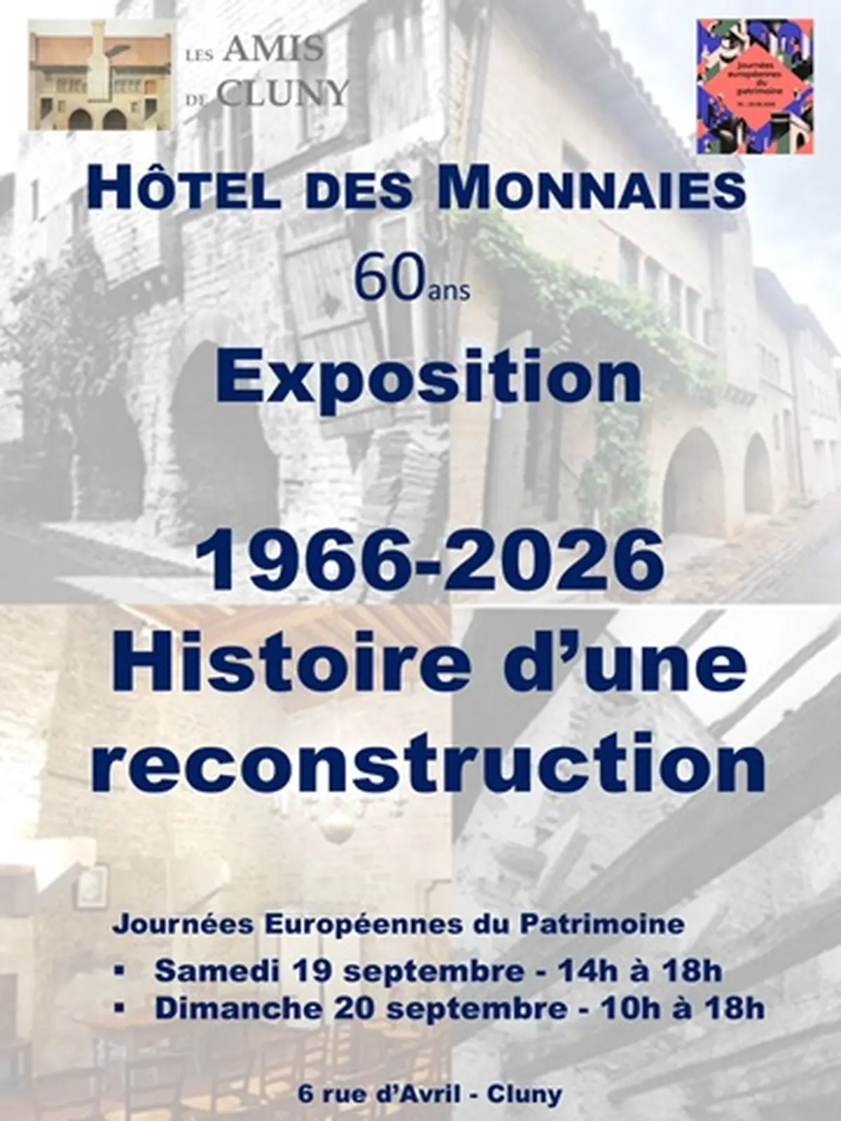 Exposition 1966-2026 Histoire d'une reconstruction