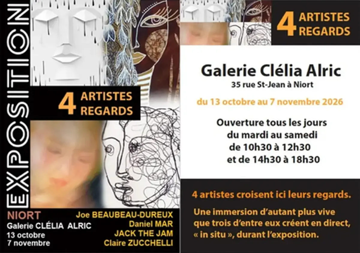 Exposition :  4 artistes, 4 regards  à Niort