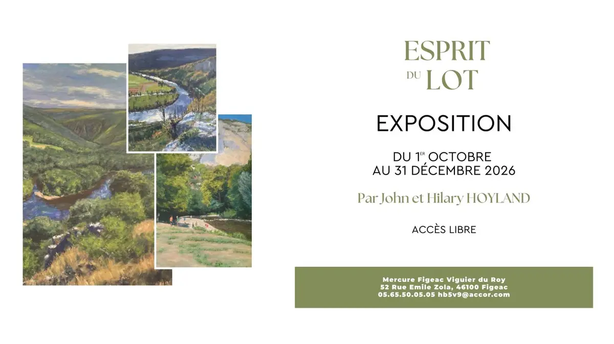 Exposition à Figeac : Esprit du Lot de John et Hilary Hoyland