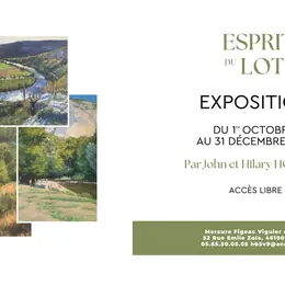Exposition à Figeac : Esprit du Lot de John et Hilary Hoyland