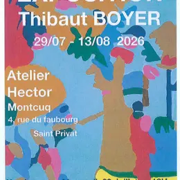 Exposition à l'Atelier Hector :  Thibaut Boyer