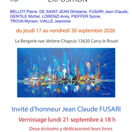 Exposition à la Bergerie La Ronde des Artistes Peintres