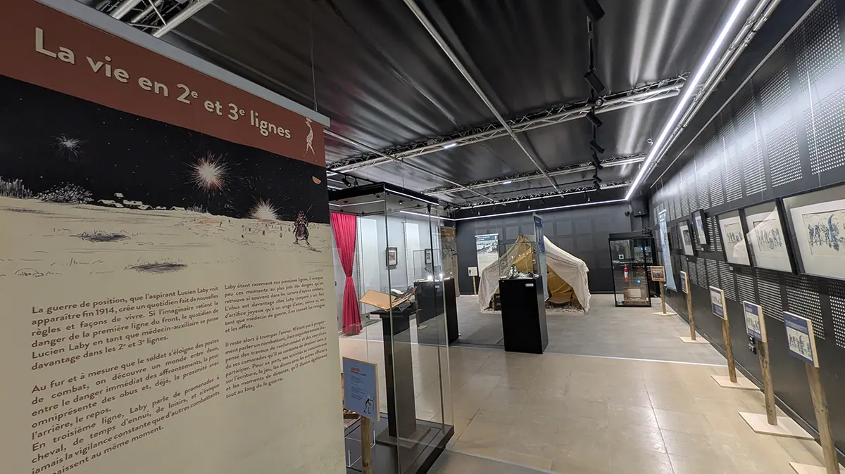 Exposition à la Caverne du Dragon : Lucien Laby, un artiste dans la Grande Guerre