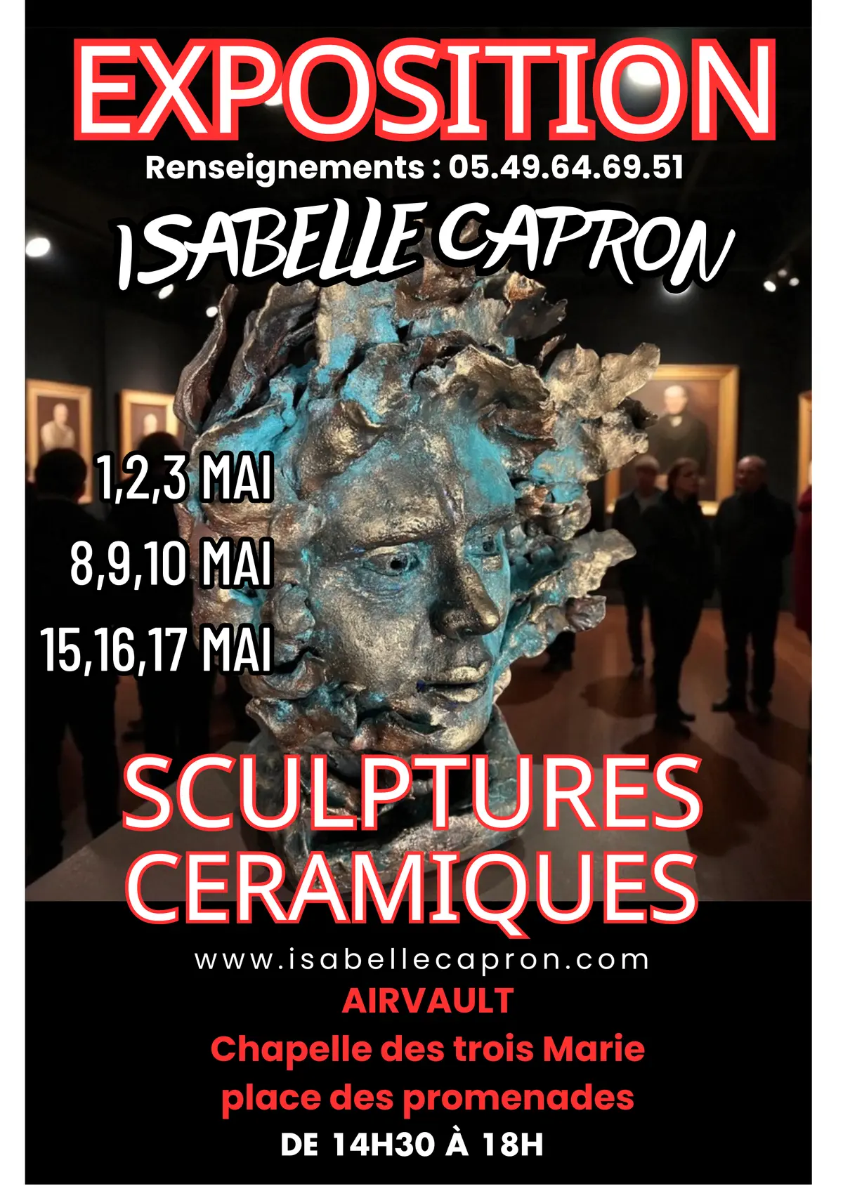 Exposition à la chapelle des Trois Marie