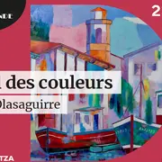 Exposition à la Rotonde : André Olasaguirre, Au fil des couleurs.
