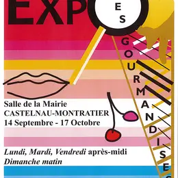 Exposition à la salle de la mairie: Les gourmandises