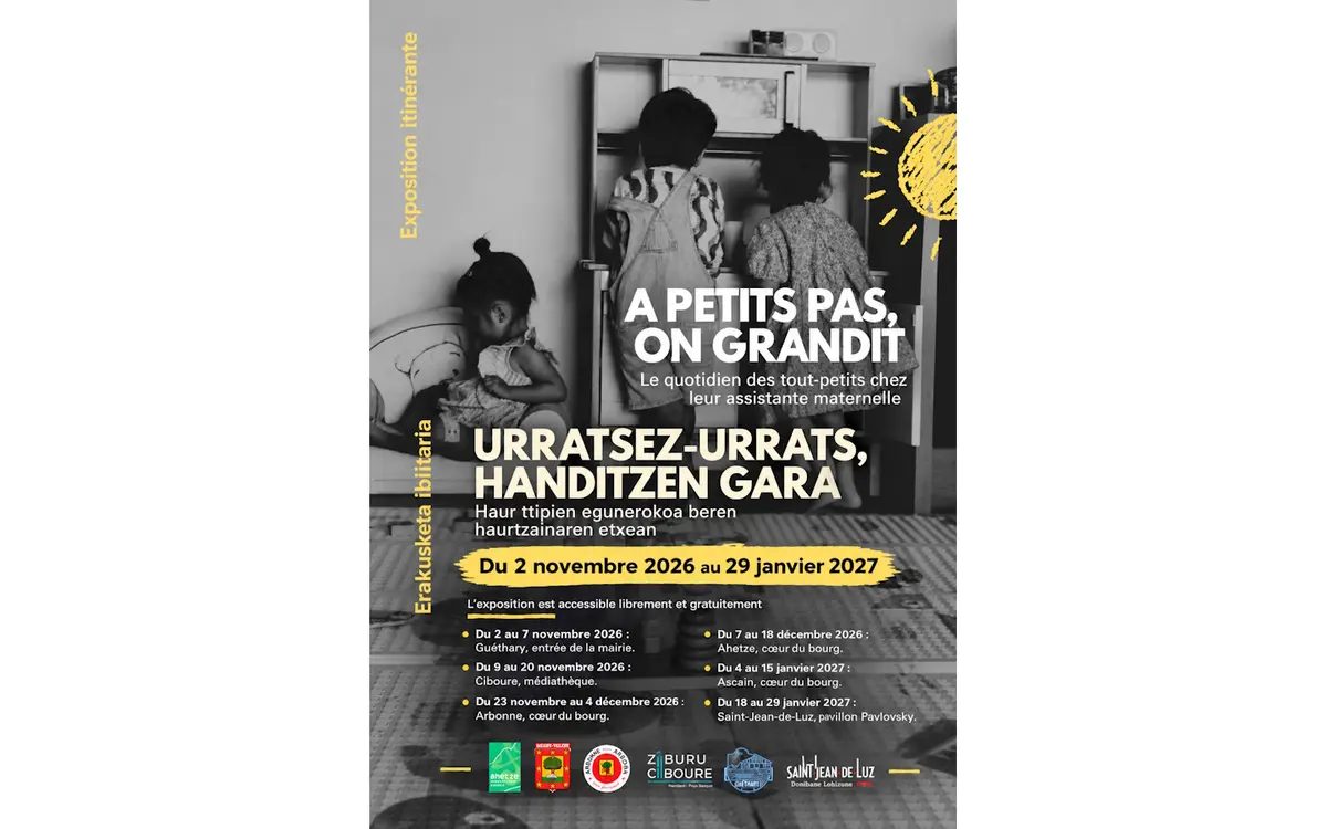 Exposition : A petits pas, on grandit
