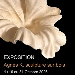 Exposition -  Agnès K. sculpture sur bois