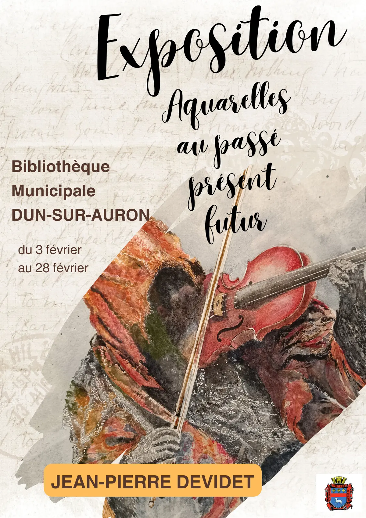 Exposition Aquarelles au passé présent futur