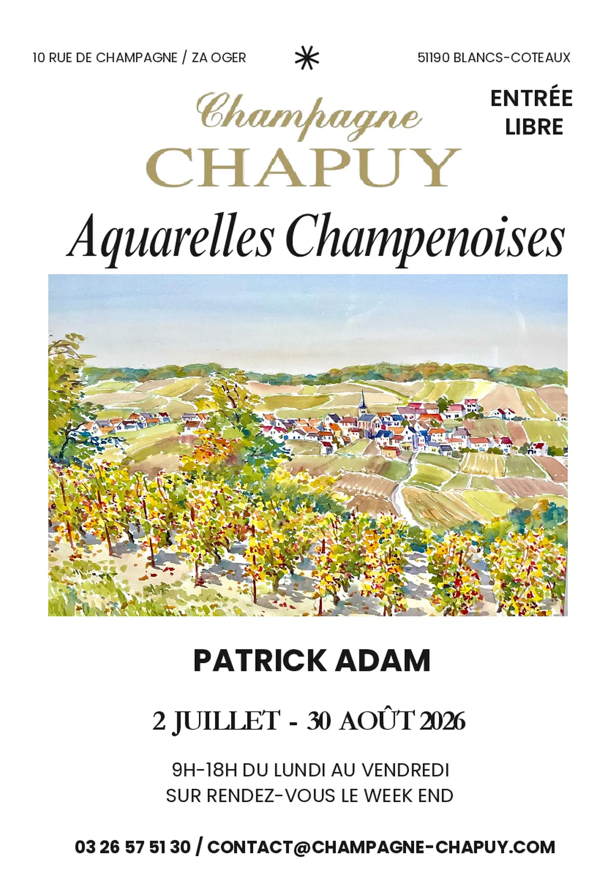 Exposition Aquarelles Champenoises