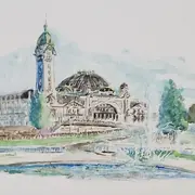Exposition aquarelles et dessins de Pascal Mondon - Et si Limoges m'était dessinée