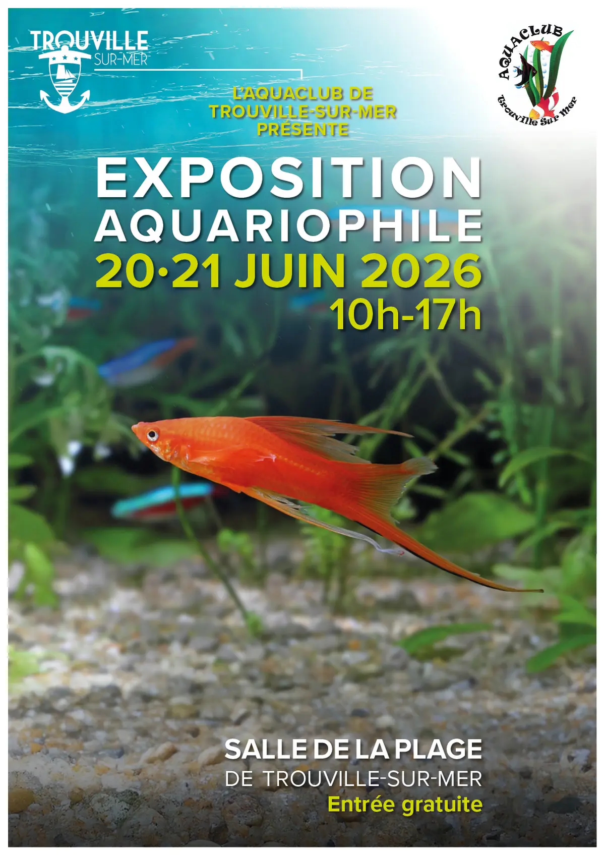 Exposition aquariophile 2026 à Trouville-sur-Mer
