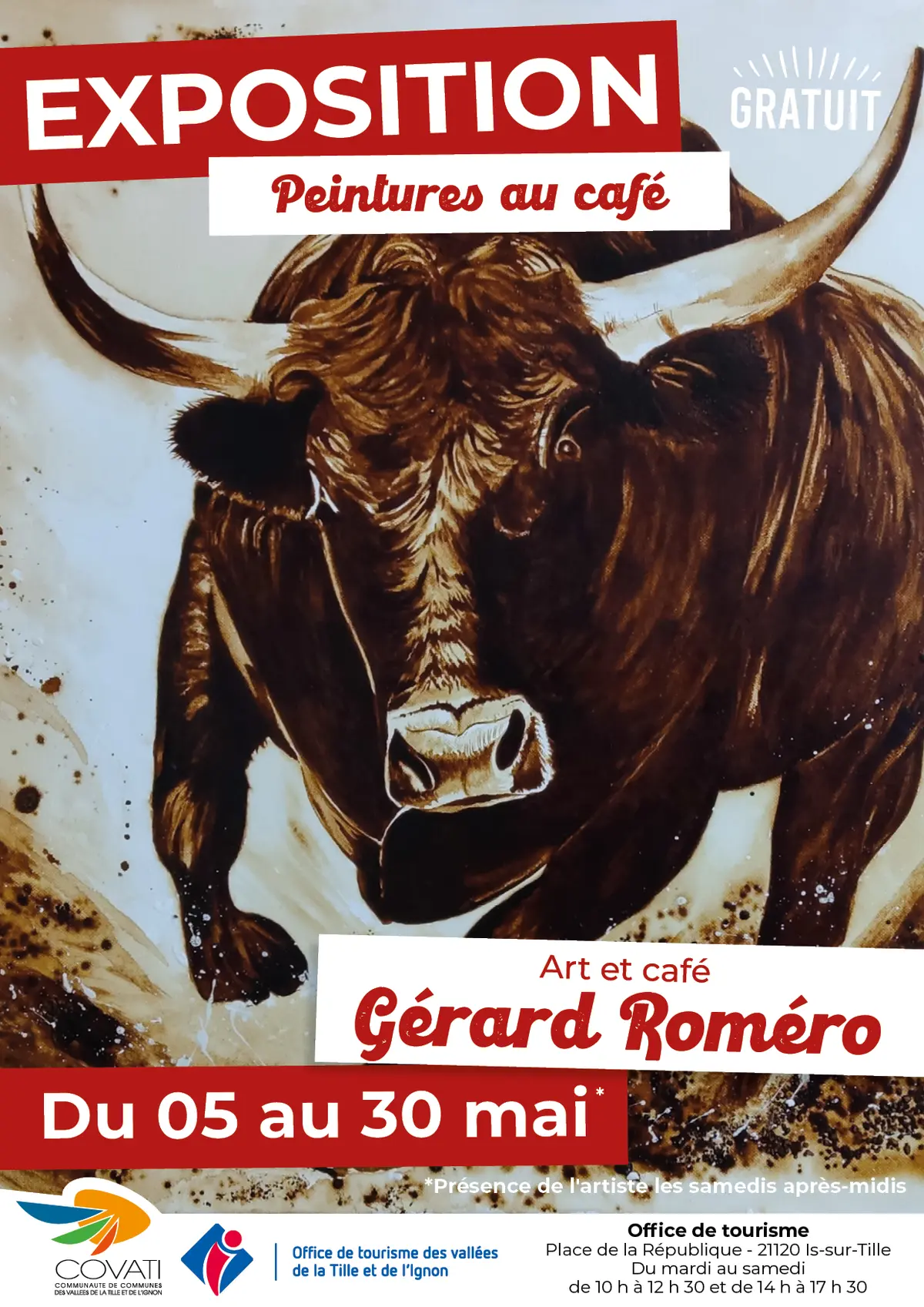 Exposition Art et café : Gérard Romero