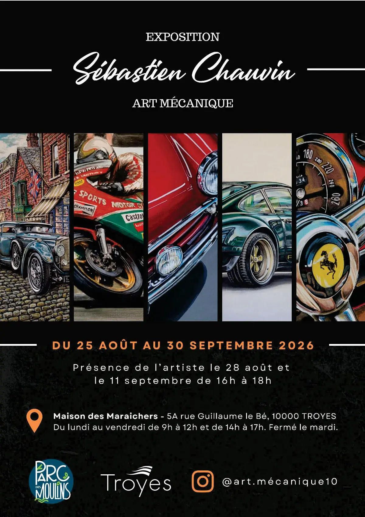 Exposition - Art Mécanique de Sébastien Chauvin