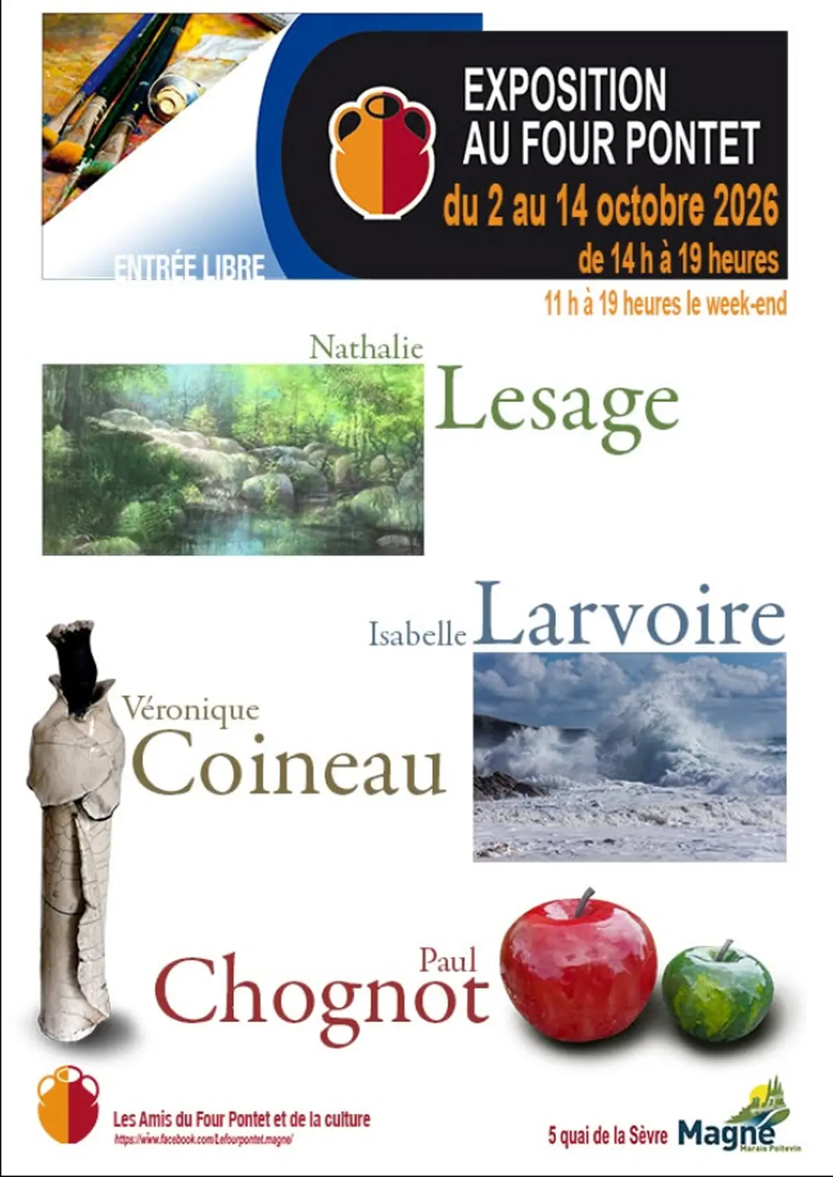Exposition artistique à Magné