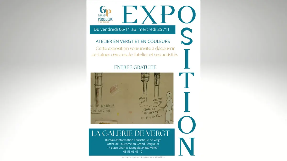 Exposition Atelier en Vergt et en couleurs