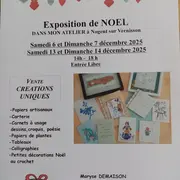 Exposition atelier - tableaux, carterie...