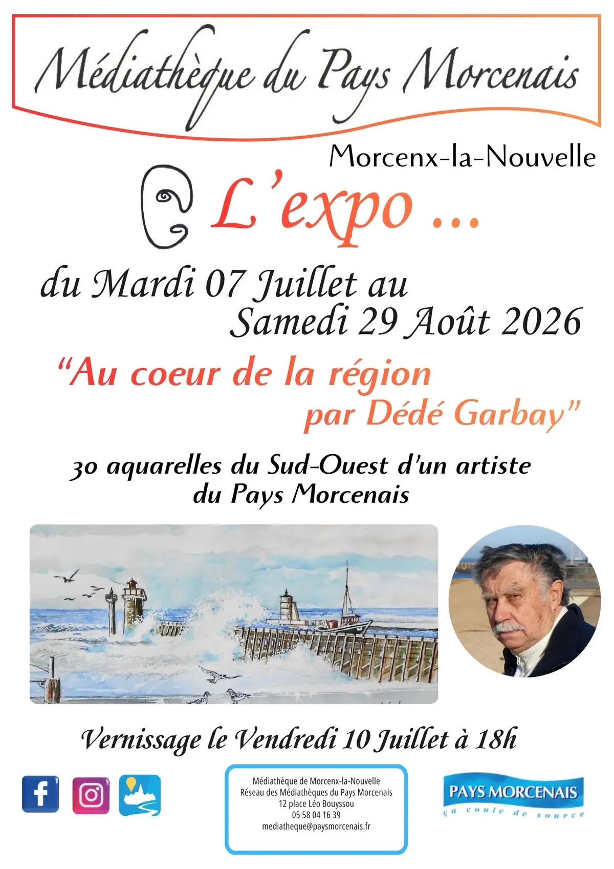 Exposition  Au coeur de la région par Dédé Garbay