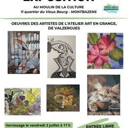 Exposition au moulin de la culture