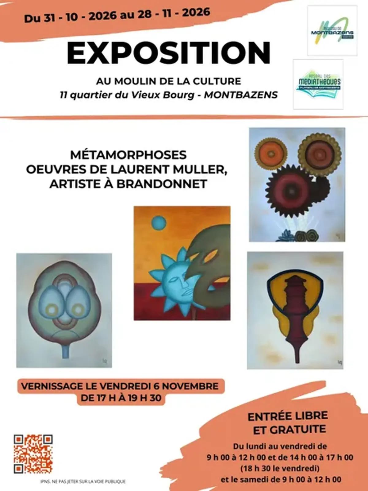 Exposition au Moulin de la Culture