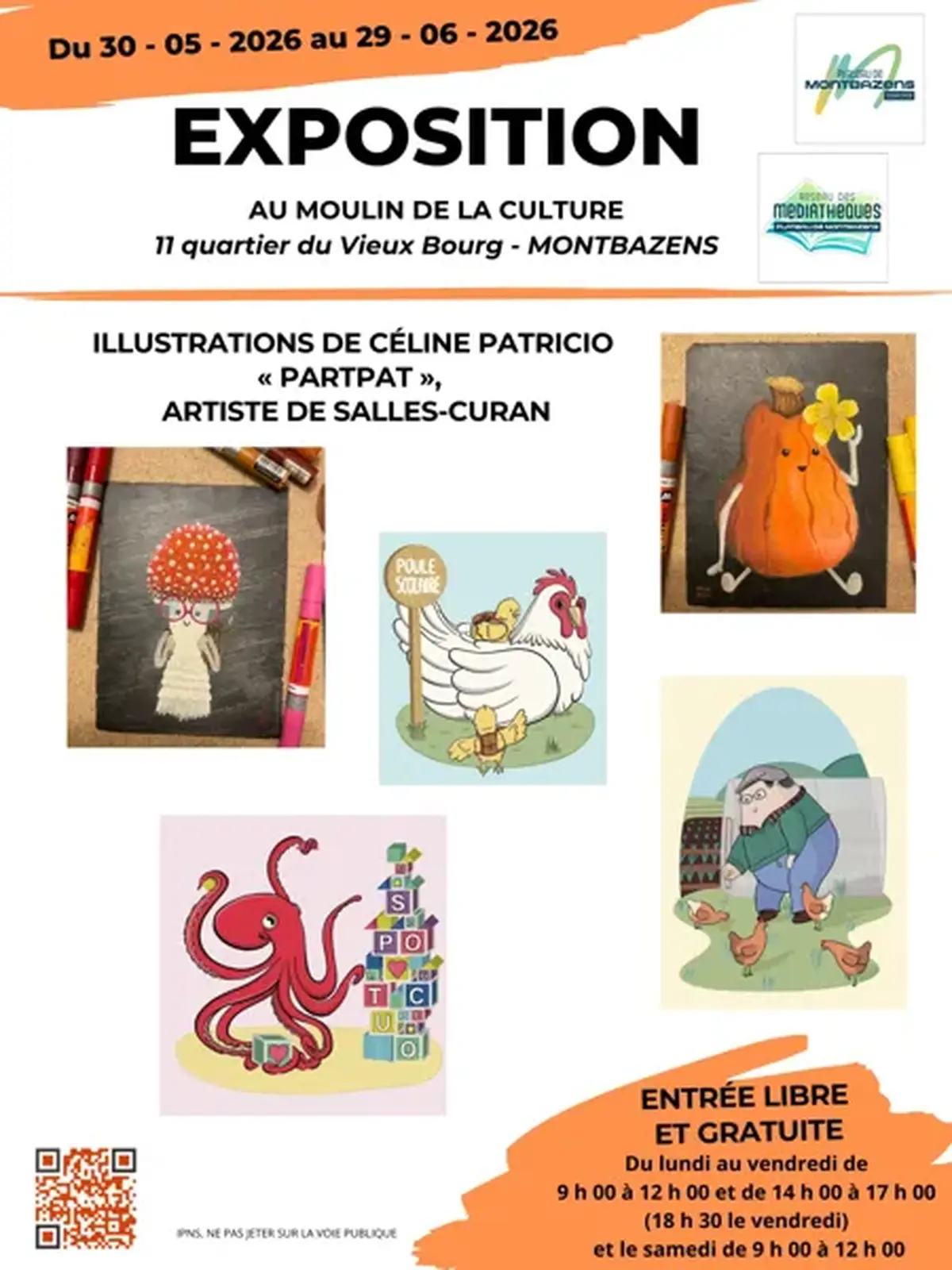 Exposition au moulin de la culture
