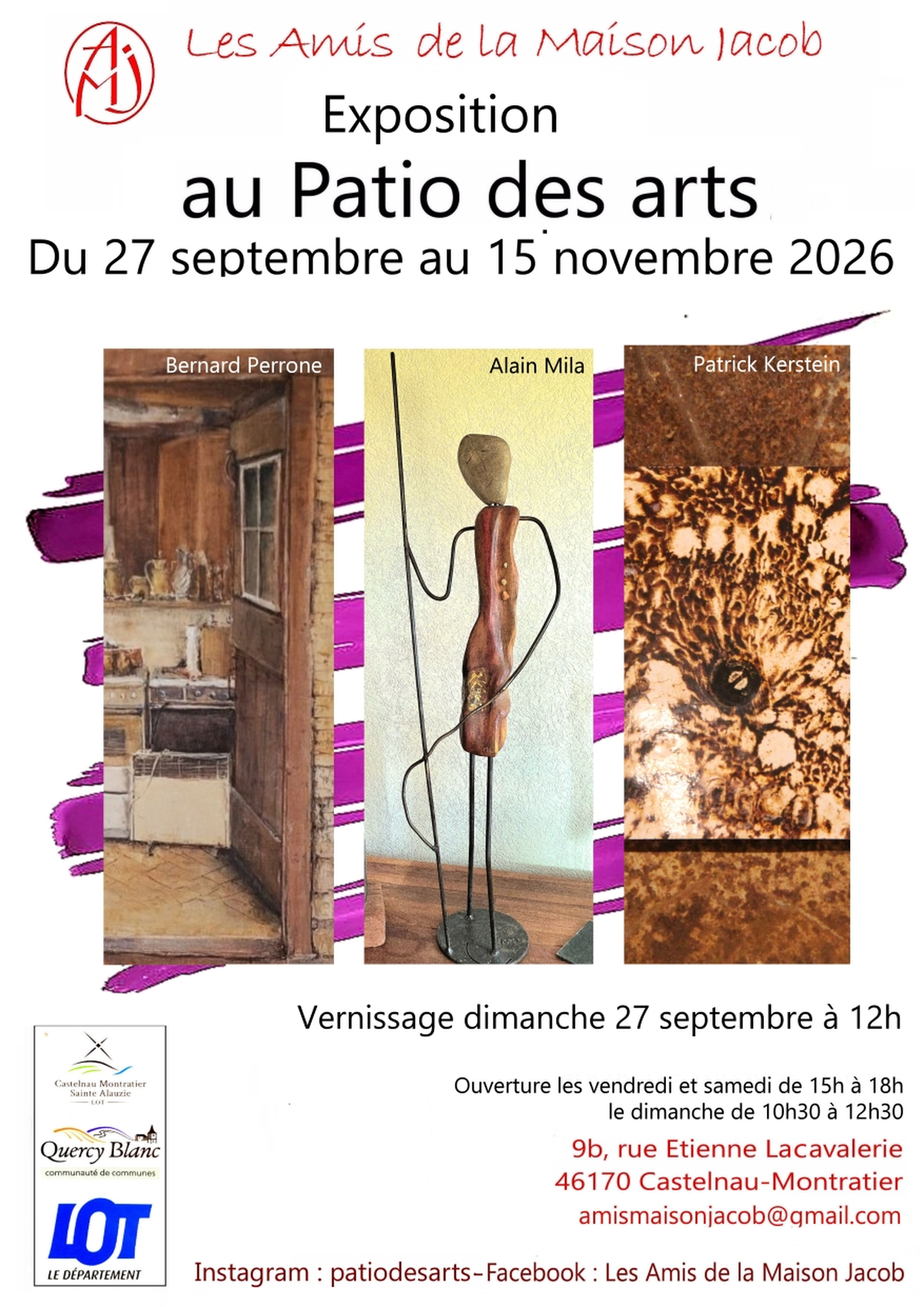Exposition au Patio des arts