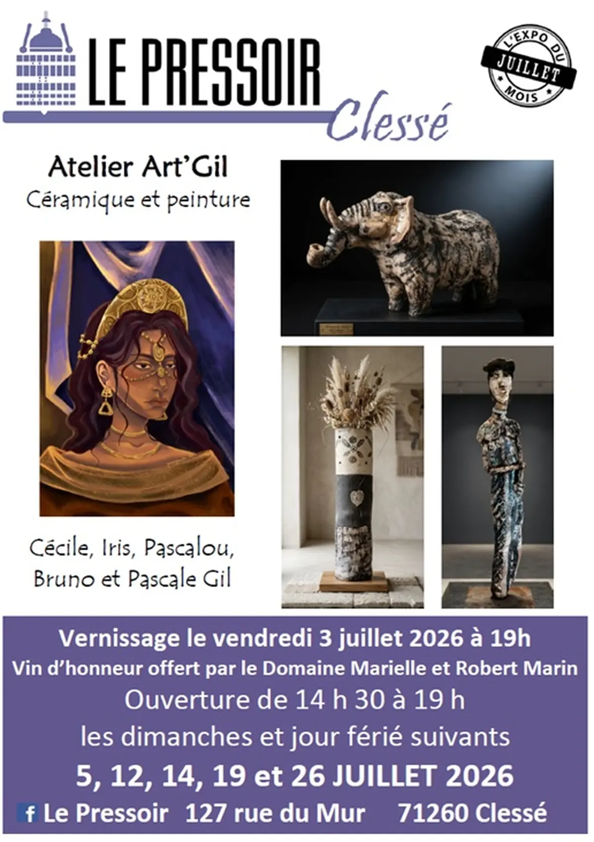 Exposition au Pressoir