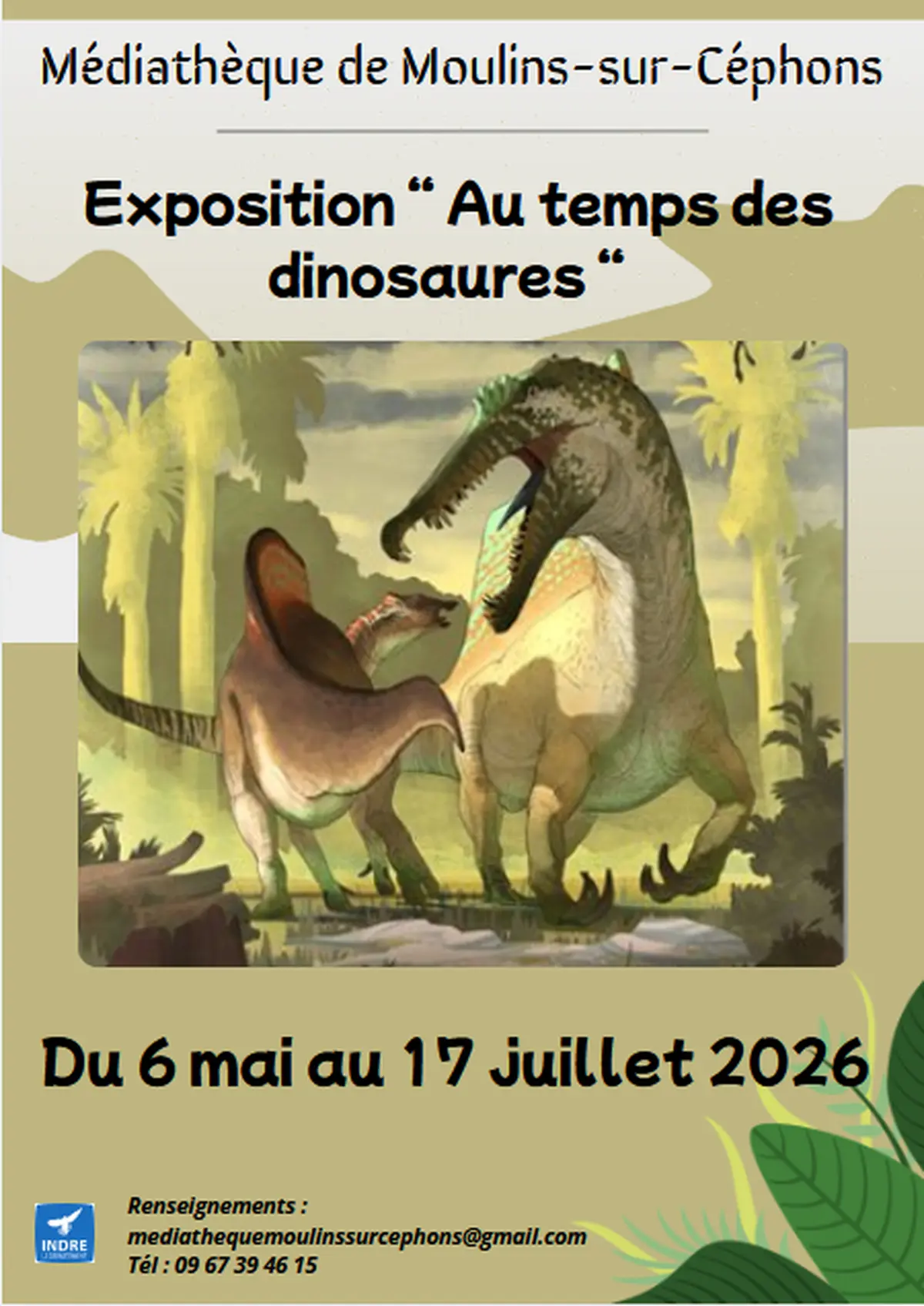 Exposition Au temps des dinosaures