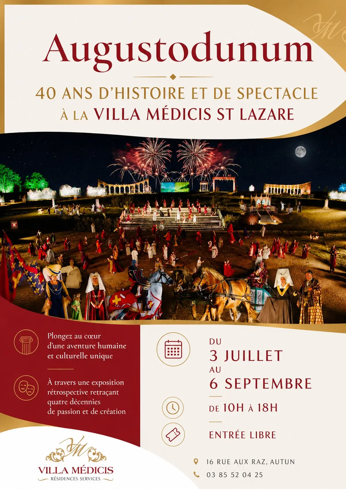 Exposition Augustodunum, 40 ans d'histoire et de spectacle