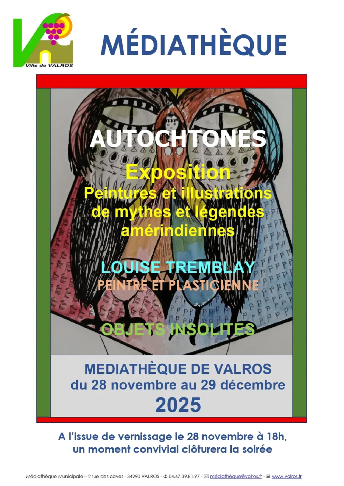 Exposition Autochtones De Louise Tremblay