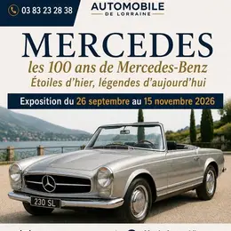 Exposition automobile - Mercedes, les 100 ands de Mercedes-Benz