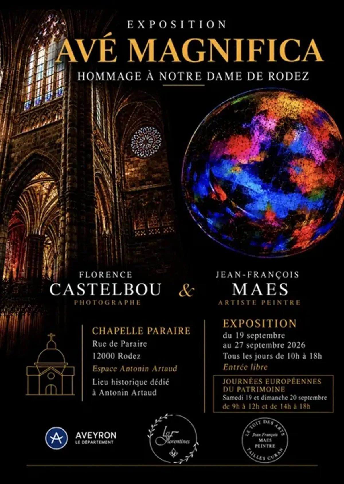 Exposition AVE MAGNIFICA à la Chapelle Paraire