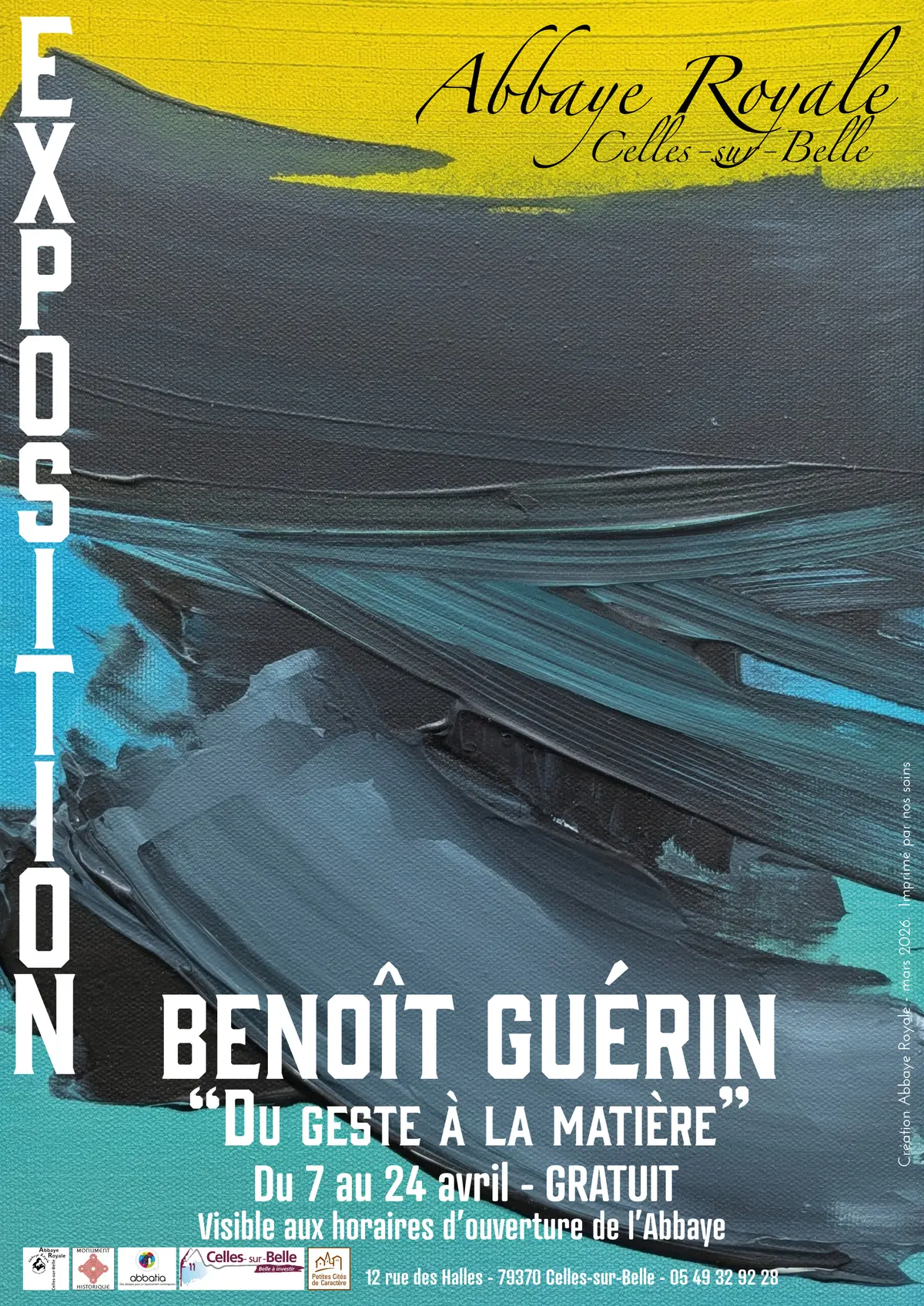 Exposition - Benoît Guérin Du geste à la matière