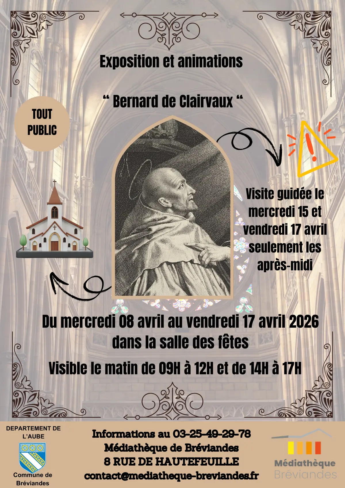 Exposition Bernard de Clairvaux