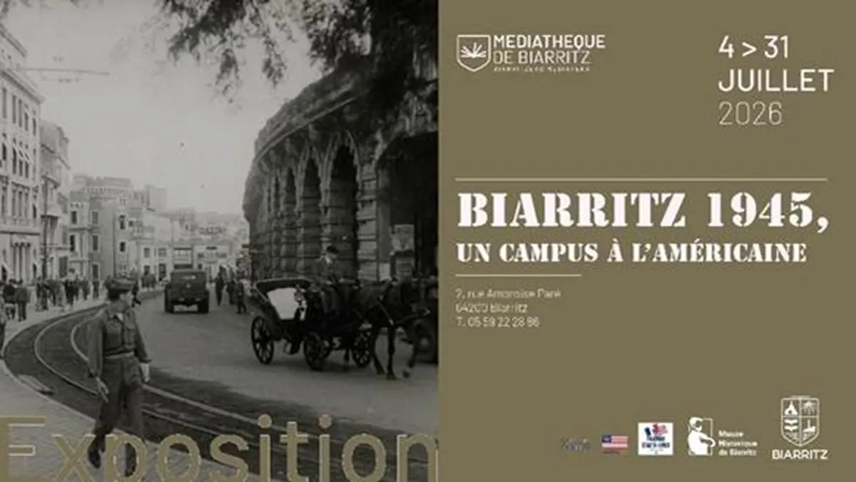 Exposition Biarritz 1945, un campus à l'Américaine