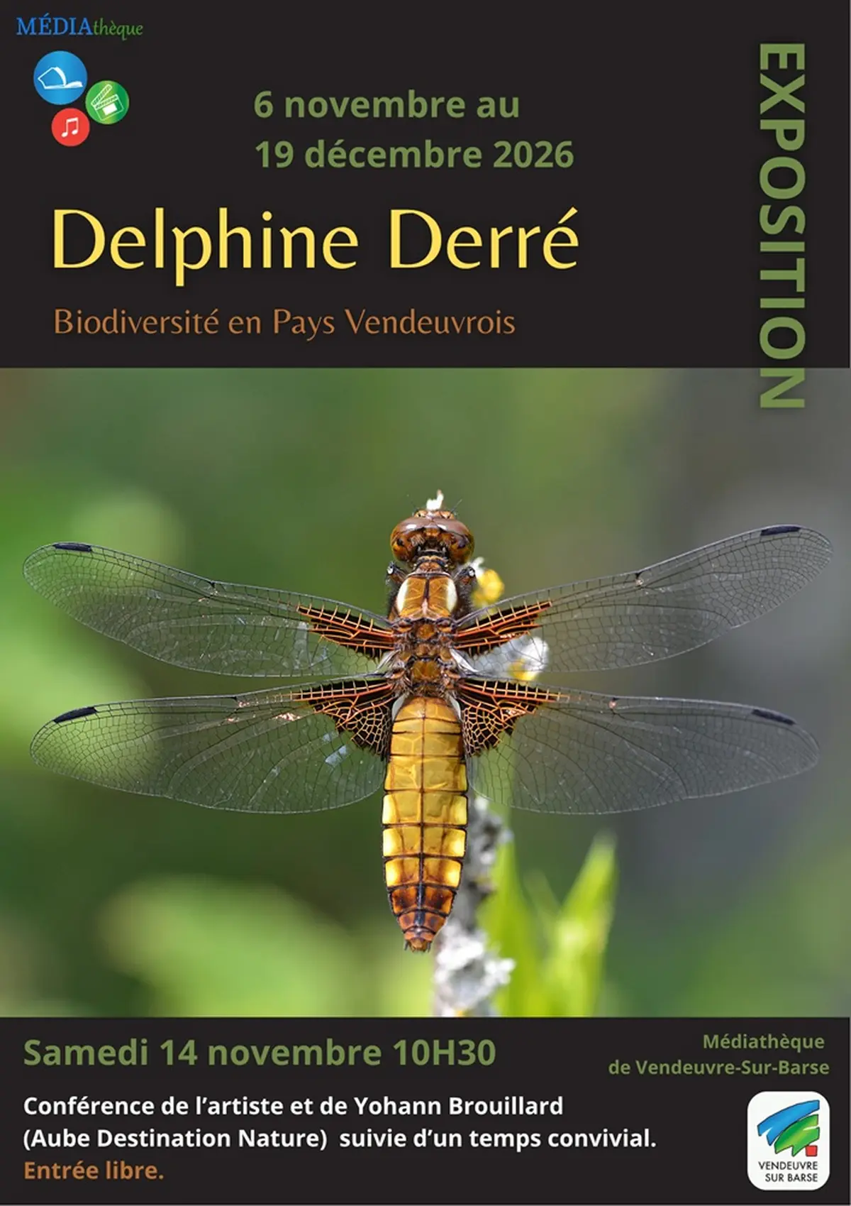 Exposition : Biodiversité en pays Vendeuvrois