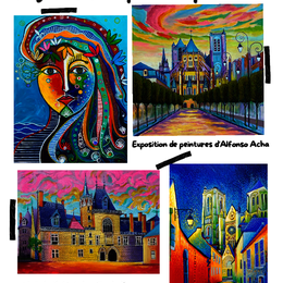 Exposition - Bourges aux quatre saisons: regards d'un peintre péruvien