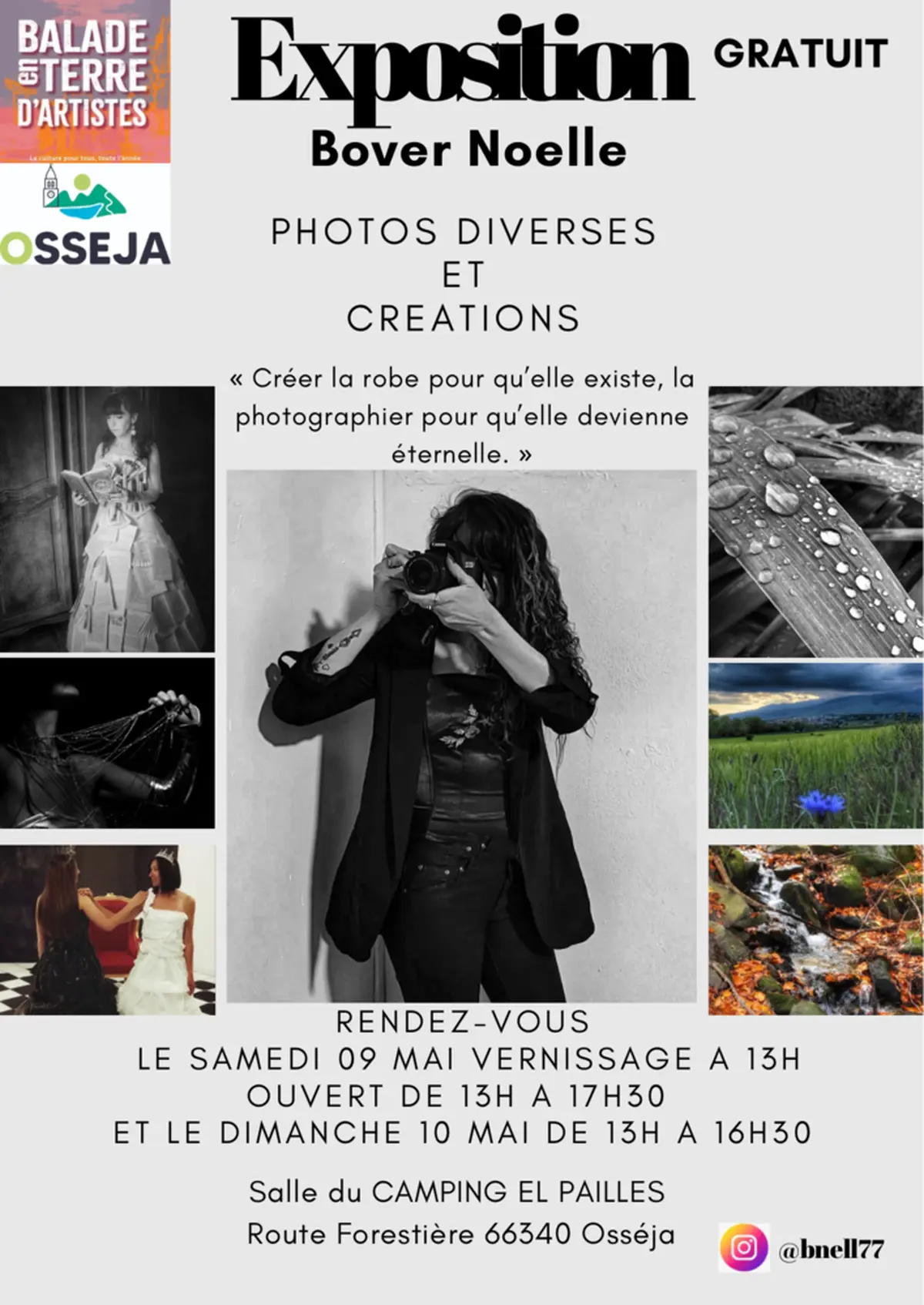 Exposition Bover Noelle - Photos Diverses Et Créations - Osséja