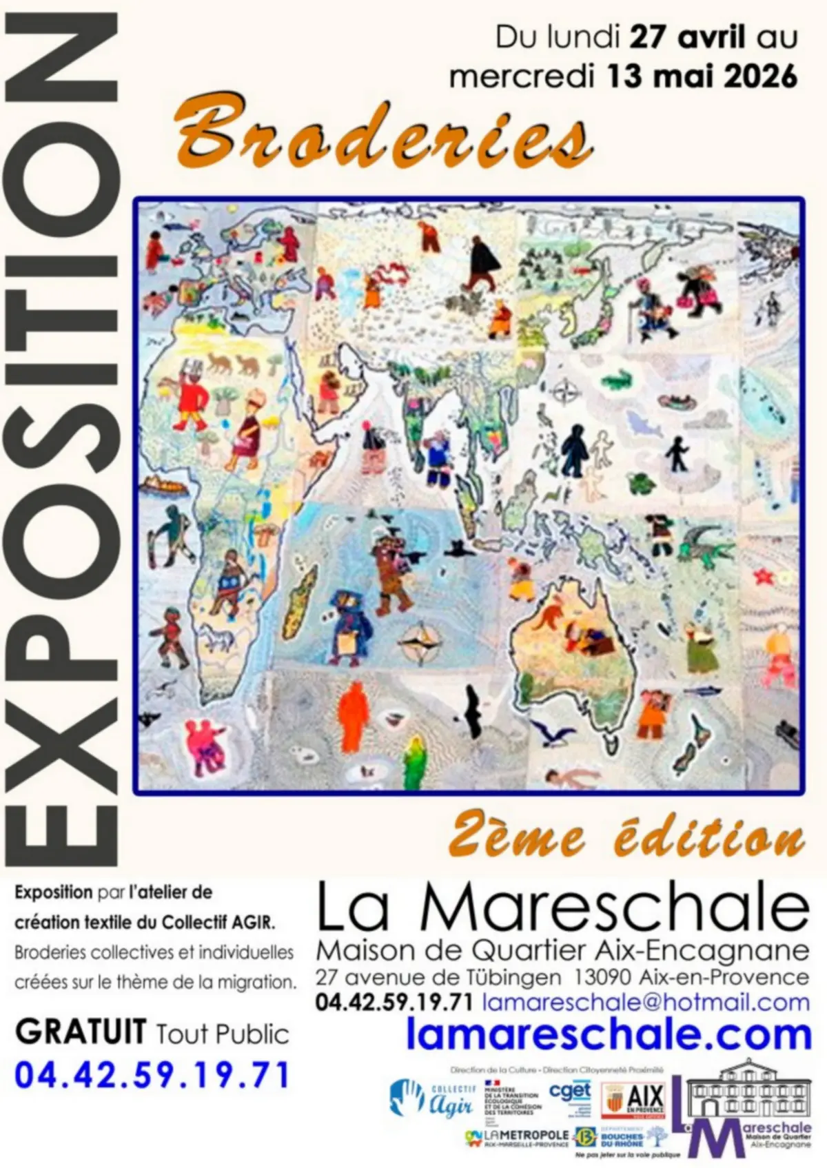 Exposition : Broderies